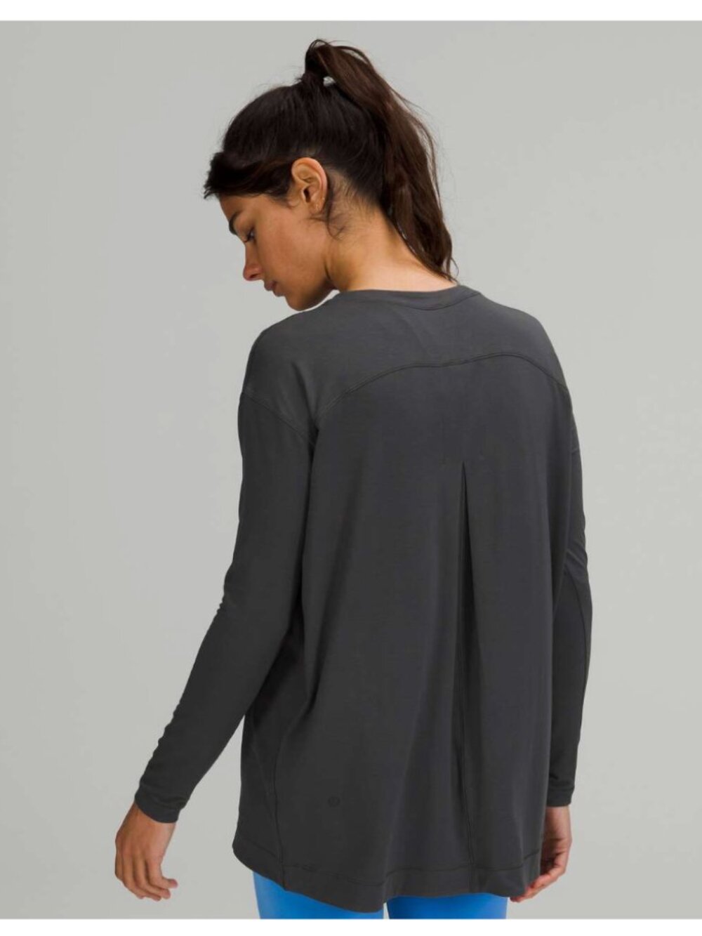 lululemon Modal Pleated Back Long Sleeve Shirt